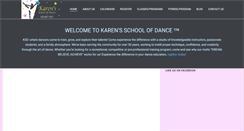 Desktop Screenshot of danceatkarens.com